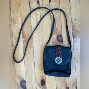 Brighton Black Leather Bag